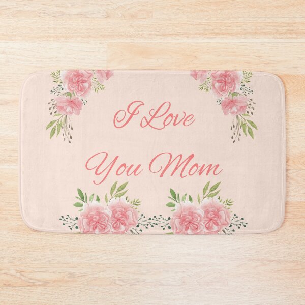 Item preview, " I Love You Mom" Pink Carnation Mother's Day 2022 Gift idea. designed and sold by HiruK.
