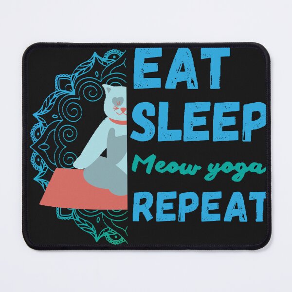 Item preview, Eat, sleep, meow yoga, repeat designed and sold by T-ShirtIn85.