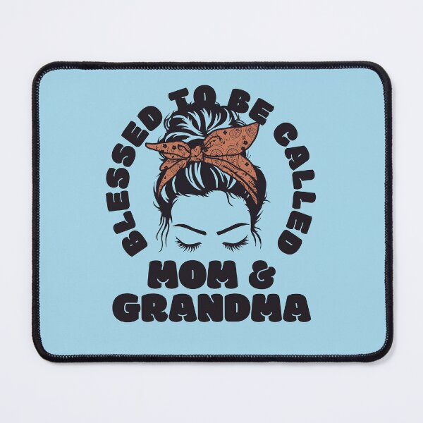 Item preview, Blessed to Be Called Mom and Grandma Women's Family Quote (BLACK) designed and sold by CRHPOD20.
