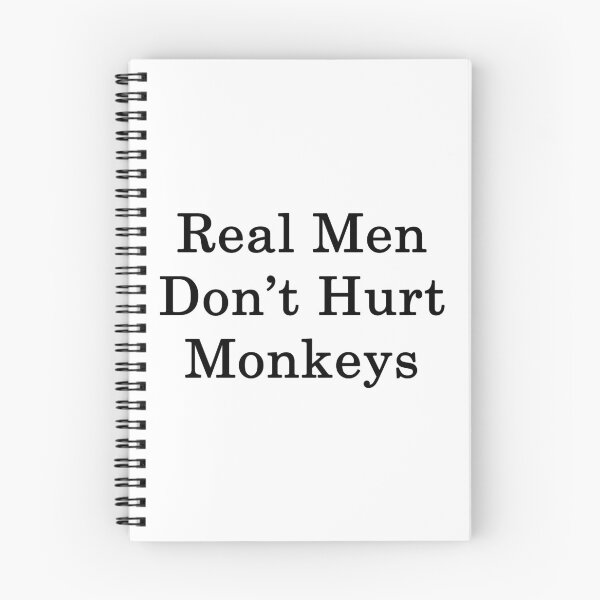 Item preview, Real Men Don't Hurt Monkeys  designed and sold by supernova23.