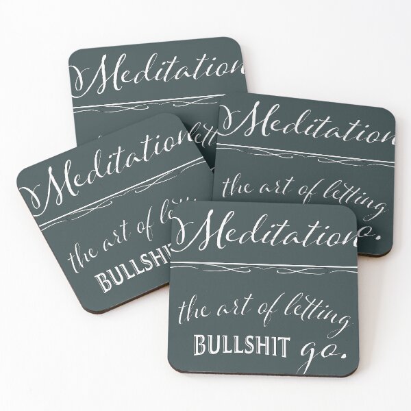 Item preview, Meditation the art of letting bullshit go. designed and sold by Plumtree81.