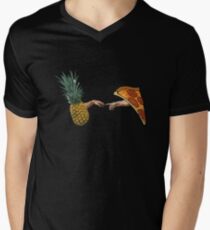 Creation of Pineapple Pizza Men's V-Neck T-Shirt