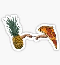 Creation of Pineapple Pizza Sticker