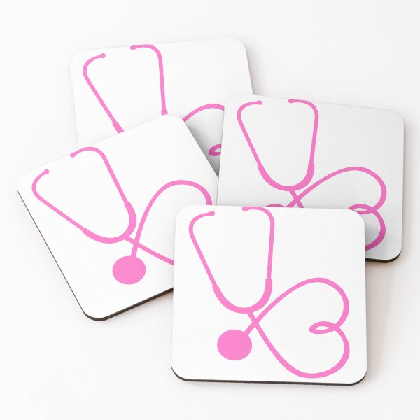Item preview, PINK HEART STETHOSCOPE designed and sold by ALEXANDREART.