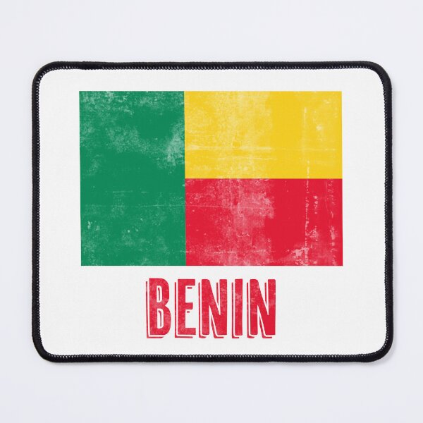 Item preview, Flag of Benin "Grunge" look. designed and sold by KTSubz Faith & Fun Designs.
