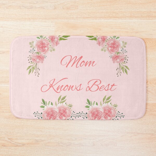 Item preview, " Mom Knows Best" Pink Carnation Mother's Day 2022 Gift idea. designed and sold by HiruK.