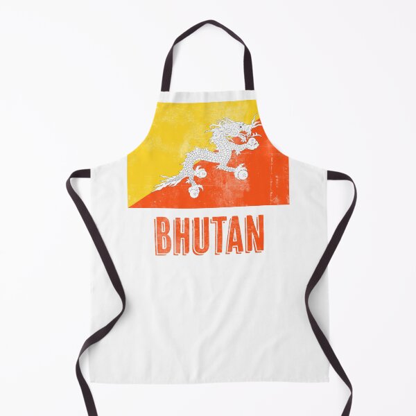 Item preview, Flag of Bhutan "Grunge" look. designed and sold by KTSubz Faith & Fun Designs.