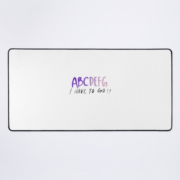 Item preview, Abcdefg I have to go designed and sold by Keeping Art Heavenly.