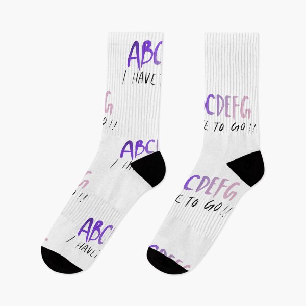 Item preview, Abcdefg I have to go designed and sold by Keeping Art Heavenly.