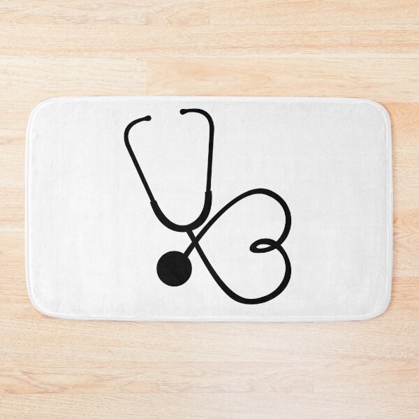 Item preview, BLACK HEART STETHOSCOPE designed and sold by ALEXANDREART.