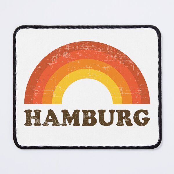 Item preview, Vintage Hamburg Vacation Souvenir Retro Rainbow designed and sold by Delightfully Cynical.