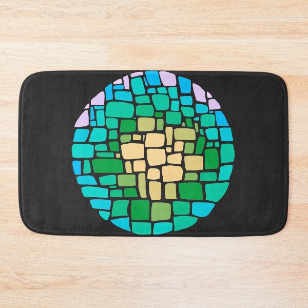 Item preview, Concentric Soft Squared Irregular Tiles - Nature Green designed and sold by Chubuter.