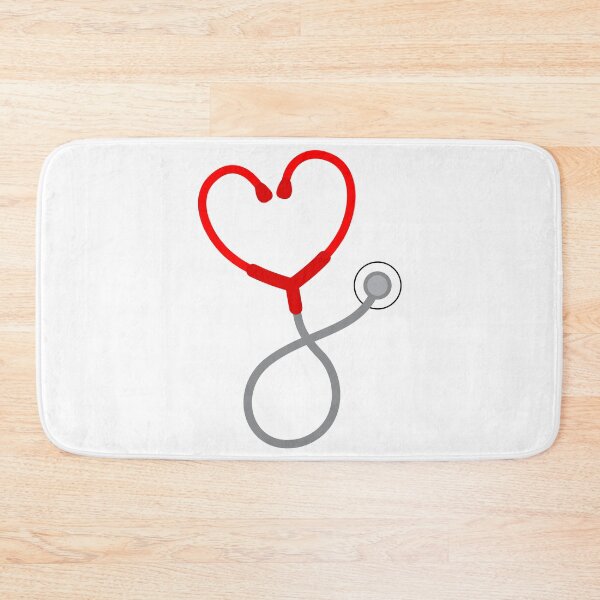 Item preview, RED HEART STETHOSCOPE designed and sold by ALEXANDREART.