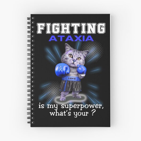 Item preview, Funny Cat Fighting Ataxia Is My Superpower What's Your designed and sold by Kohend.