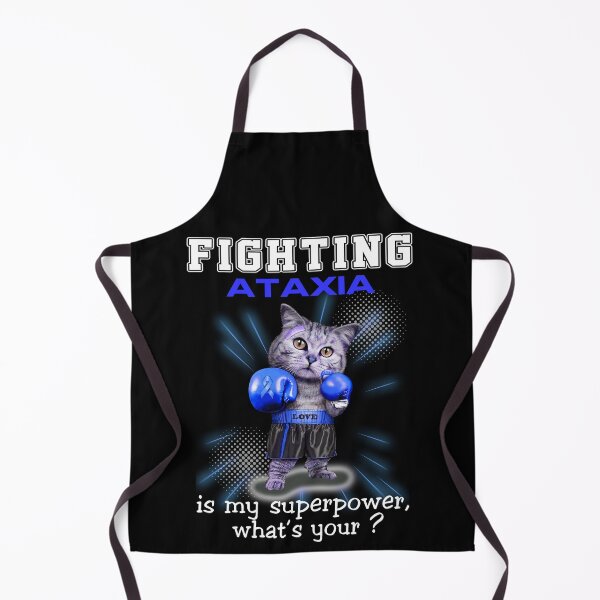 Item preview, Funny Cat Fighting Ataxia Is My Superpower What's Your designed and sold by Kohend.