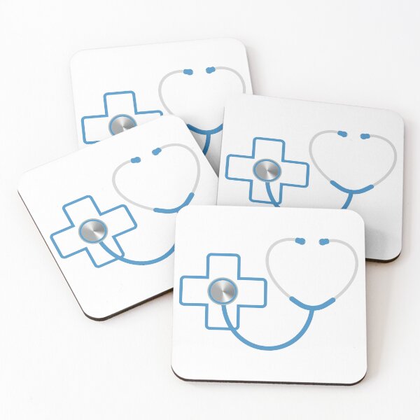 Item preview, BLUE HEART STETHOSCOPE designed and sold by ALEXANDREART.