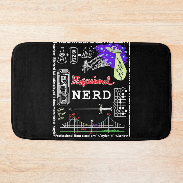 Item preview, Professional Nerd or Geek with riddles and homages  designed and sold by allisynrenne.