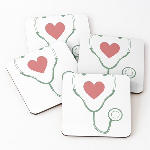 Item preview, GREEN HEART STETHOSCOPE designed and sold by ALEXANDREART.