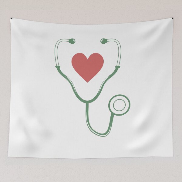 Item preview, GREEN HEART STETHOSCOPE designed and sold by ALEXANDREART.