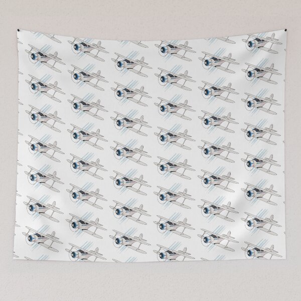 Item preview, Beechcraft Staggerwing White and Blue designed and sold by RampRatGear.