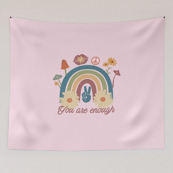 Item preview, Rainbow You Are Enough designed and sold by simplife-art.
