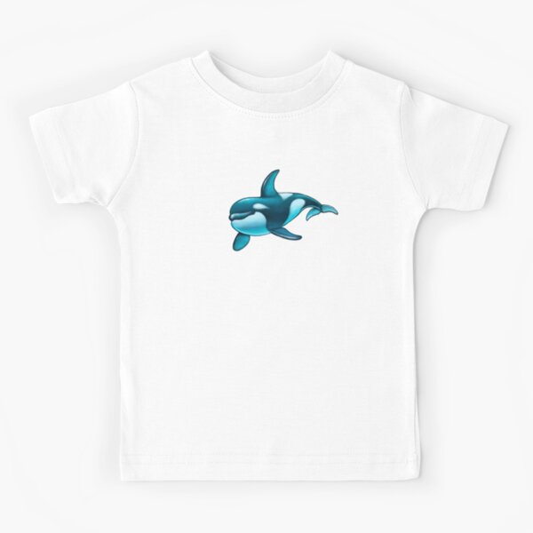 Illustration eines Orca-Wals Kinder T-Shirt