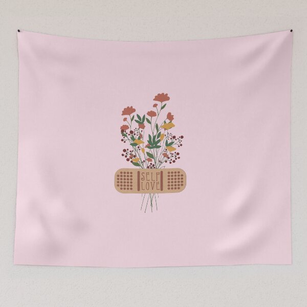 Item preview, Self Love Retro Flower designed and sold by simplife-art.