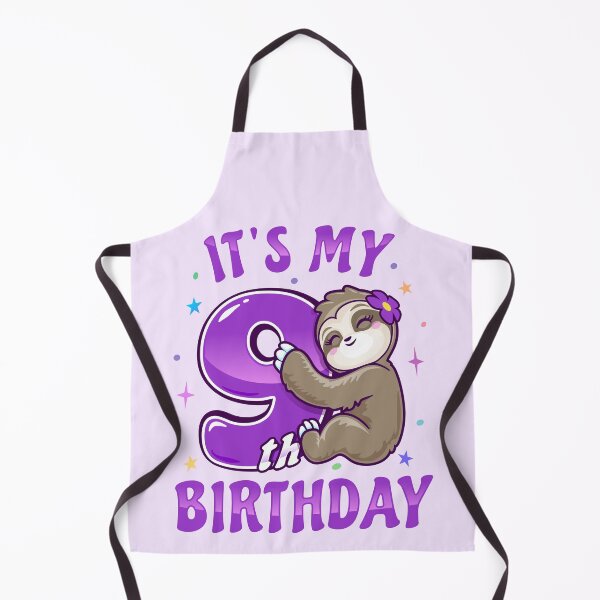 Item preview, Its My 9th Birthday Girls Purple Sloth designed and sold by pablomendoza.