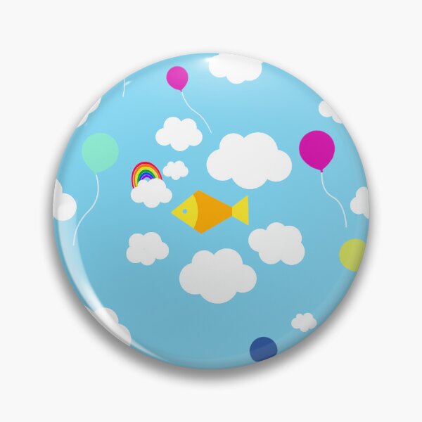 Item preview, Fish Upon the Sky Fan Design designed and sold by Beefleaf.