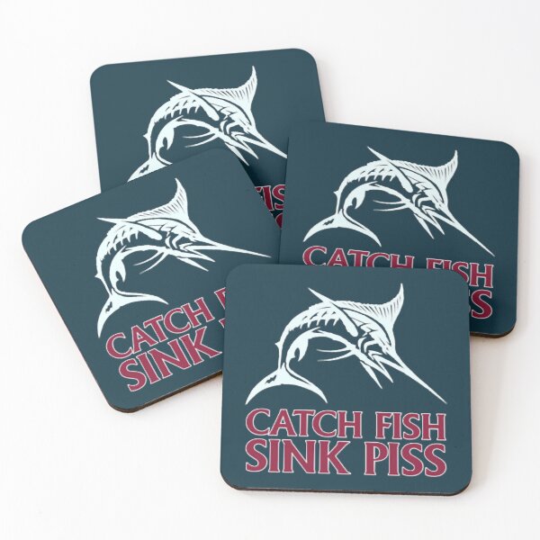 Item preview, Catch Fish, Sink Piss - Black       designed and sold by Spaspart.