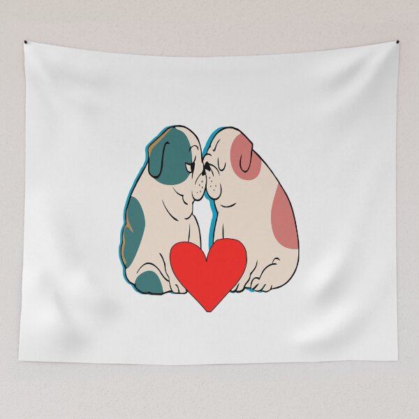 Item preview, Copy of national bulldogs are beautiful day BLUEDOGS 03 LOVE DOG designed and sold by AZEM-ST.