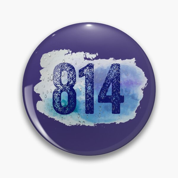 Item preview, 814 Area Code Erie Pennsylvania Retro Distressed Gift designed and sold by carlhunt99.