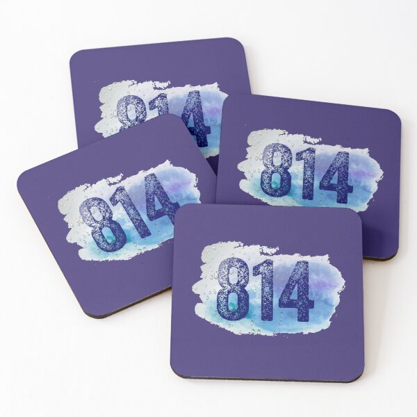Item preview, 814 Area Code Erie Pennsylvania Retro Distressed Gift designed and sold by carlhunt99.