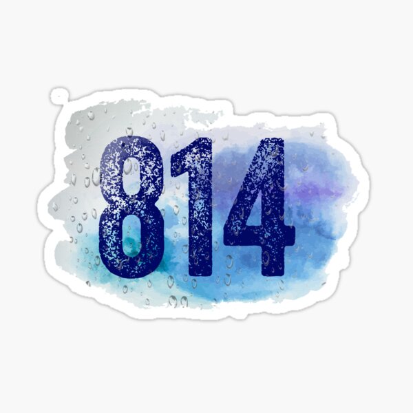 Item preview, 814 Area Code Erie Pennsylvania Retro Distressed Gift designed and sold by carlhunt99.