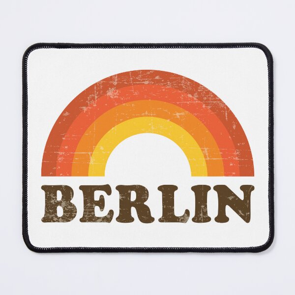 Item preview, Vintage Berlin Vacation Souvenir Retro Rainbow designed and sold by Delightfully Cynical.