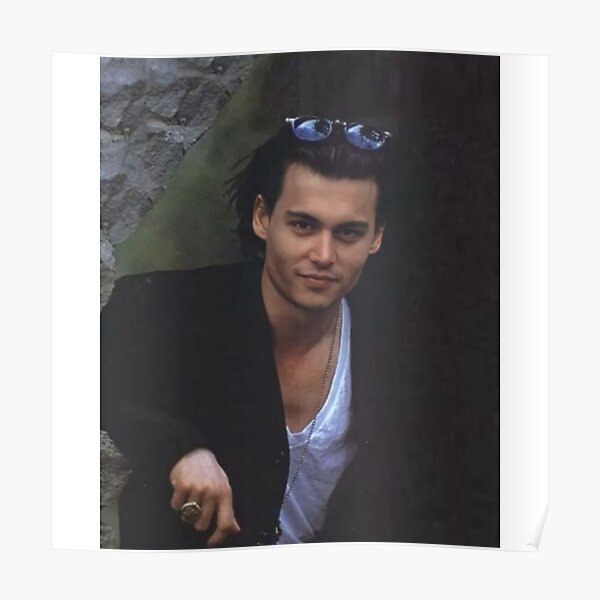 Young Johnny Depp Poster