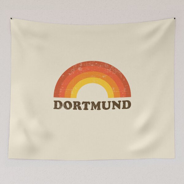 Item preview, Vintage Dortmund Vacation Souvenir Retro Rainbow designed and sold by Delightfully Cynical.