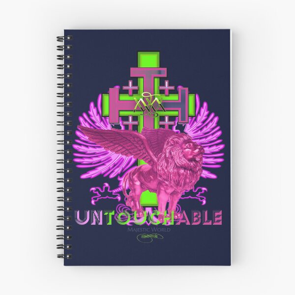 Item preview, UNTOUCHABLE - COAT OF ARMS BLACK GREEN LILAC - Majestic- World - Design by MA MARTIN designed and sold by majesticworld.