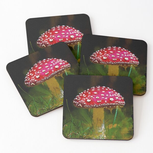 Item preview, Amanita Muscaria Mushroom Vintage, Cute Amanita Muscaria Botanical Art, Original Fly Amanita Mushroom, Muscimol Mushroom Lover designed and sold by Paintcorner.