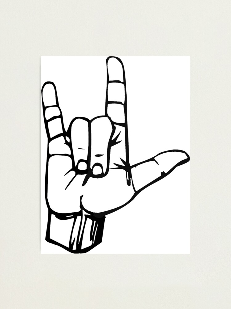 i love you sign language