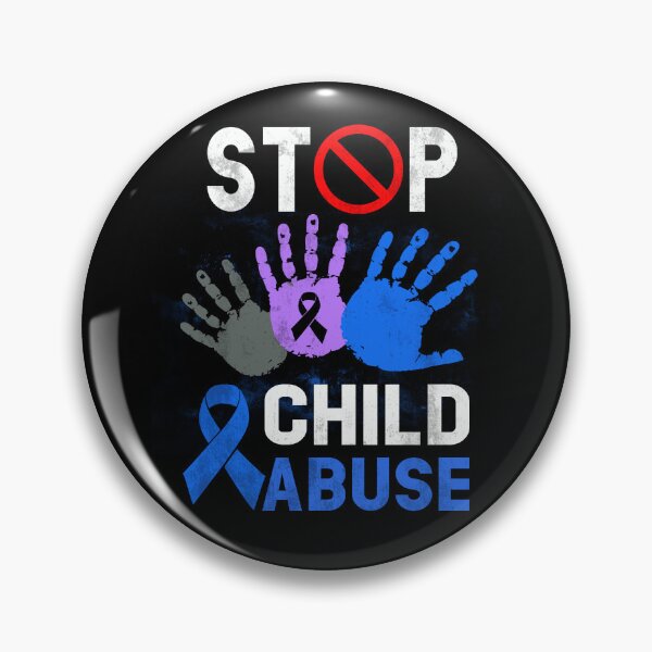 Item preview, Stop Child Abuse Prevention Awareness Blue Ribbon  designed and sold by Stephen-Rotter.