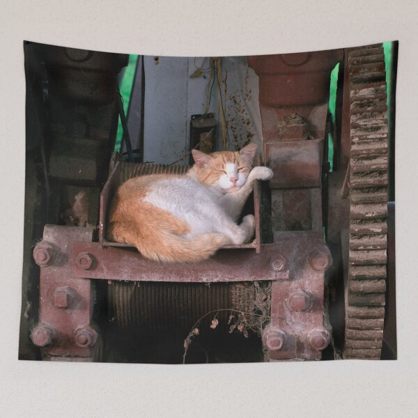 Item preview, Farm Cat Rustic Scene designed and sold by Lostlogo.