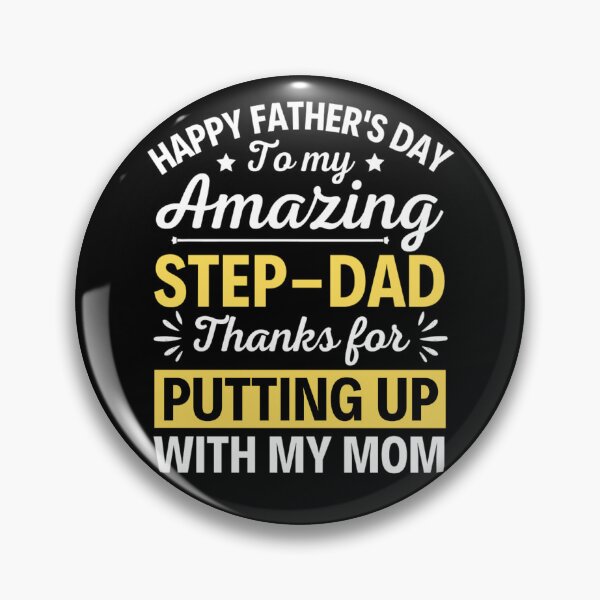 Item preview, Happy Father's Day To My Amazing Step-dad Thanks For Putting Up With My Mom designed and sold by chetan786.