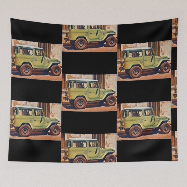 Item preview, Vintage Fj  Toyota, old school Life, off road truck, fj40 Toyota trucks designed and sold by AkBrokeBikes.