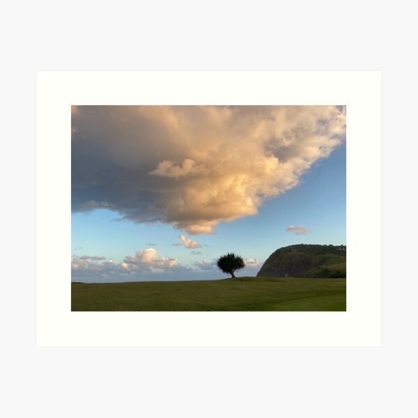 Golf Course, Crescent Head Art Print