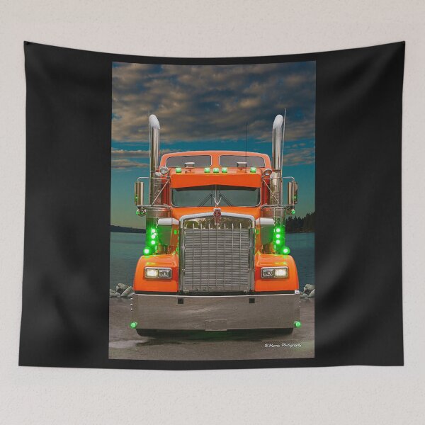 Item preview, Orange Kenworth Frontview designed and sold by rharrisphotos.