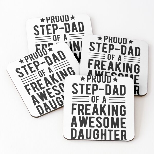 Item preview, Proud Step-dad Of A Freaking Awesome Daughter | Step-dad Father's Day designed and sold by chetan786.