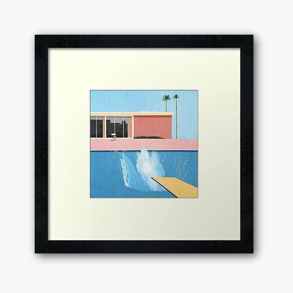 David Hockney A Bigger Splash Framed Art Print