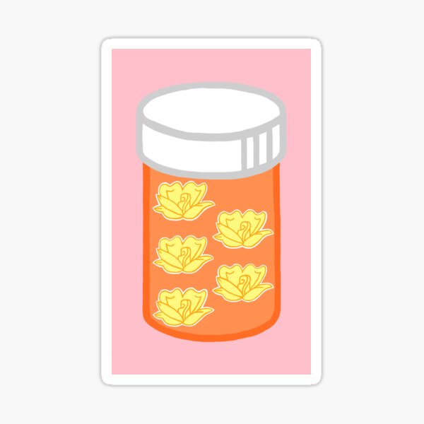 Flower Pills Sticker