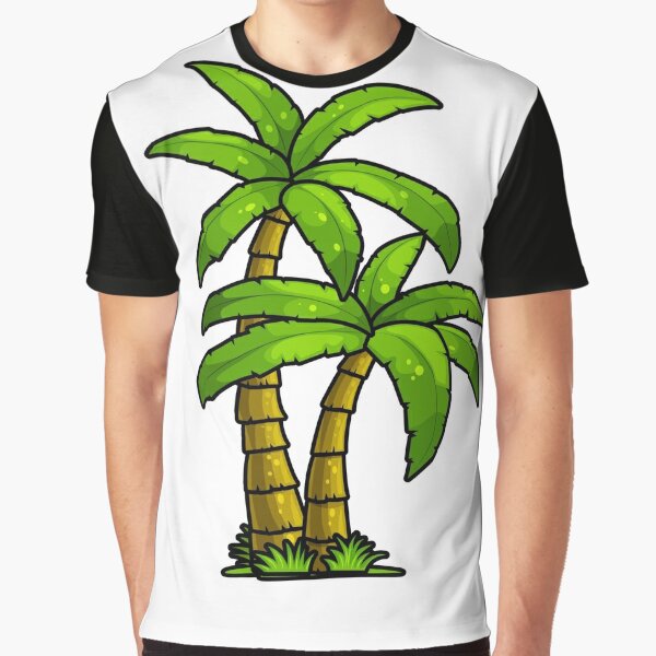 Coconut palm tree iron on patch Coconut palm tree patch Coconut palm t –  MELODYLINEN